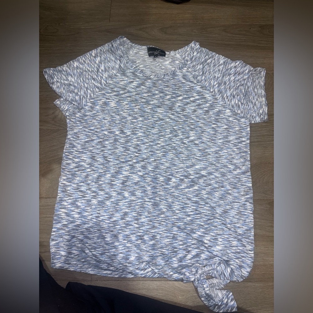 Blue Patterned Shirt